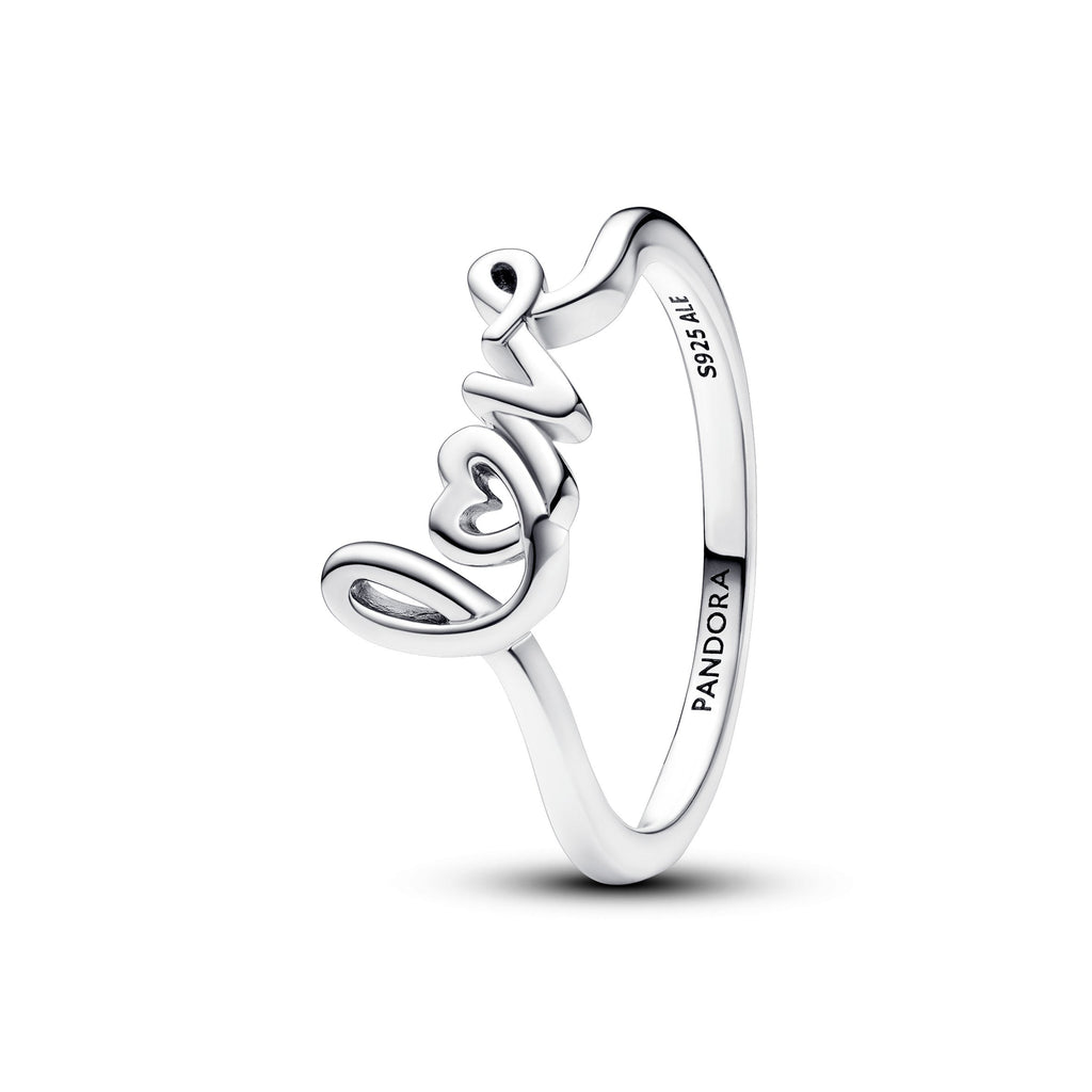Pandora Handwritten Love Ring