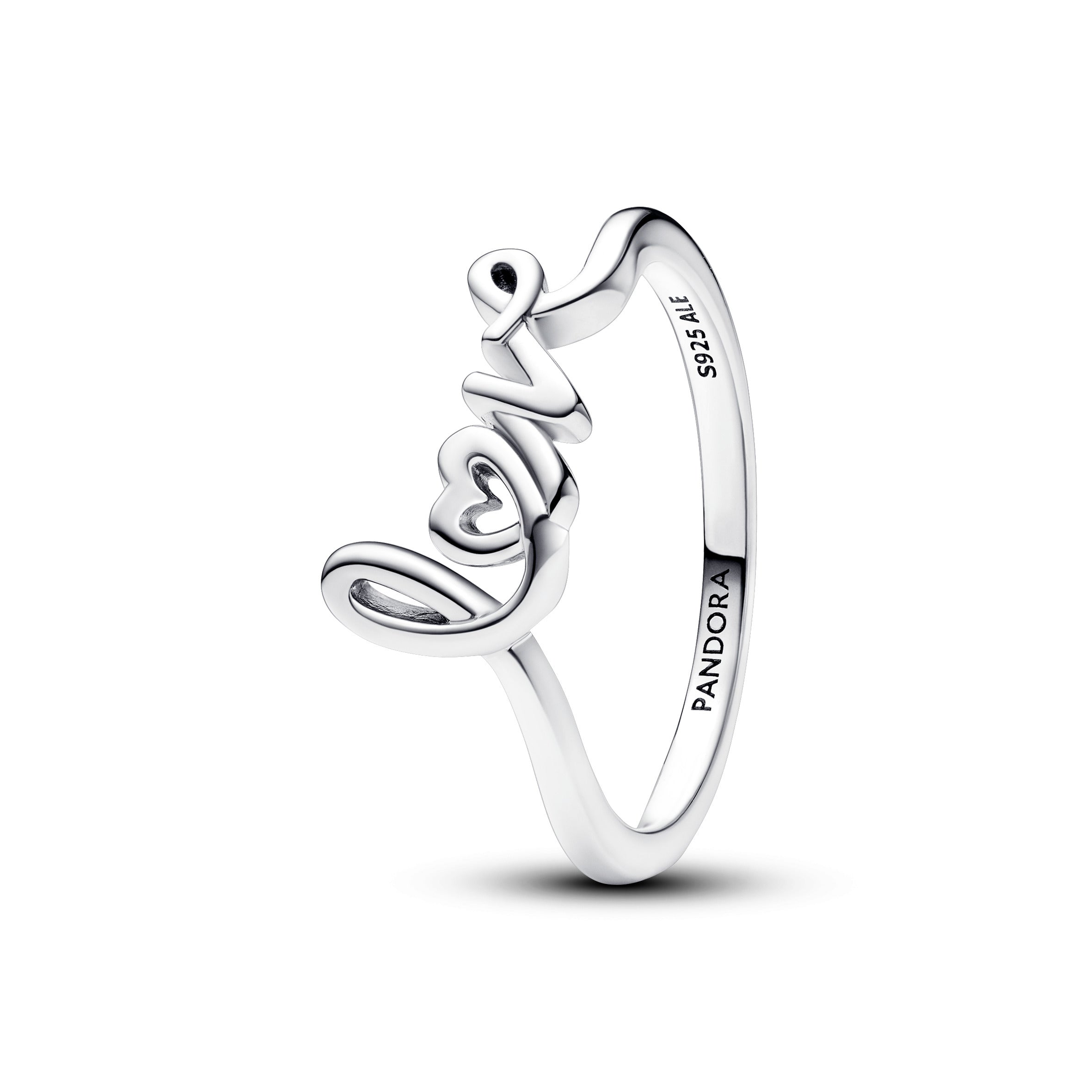 Pandora Handwritten Love Ring