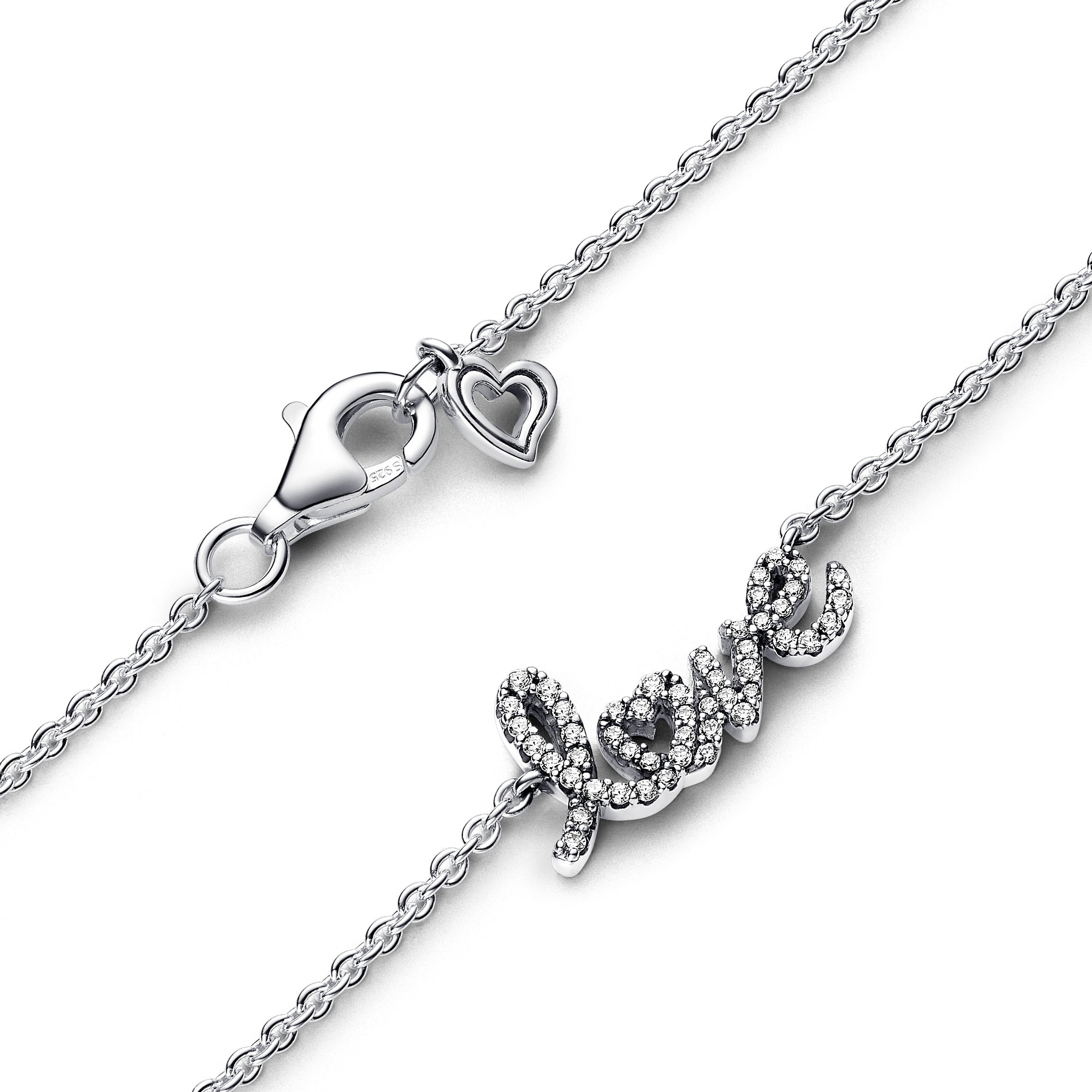 Pandora Love Necklace & Earrings Gift Set