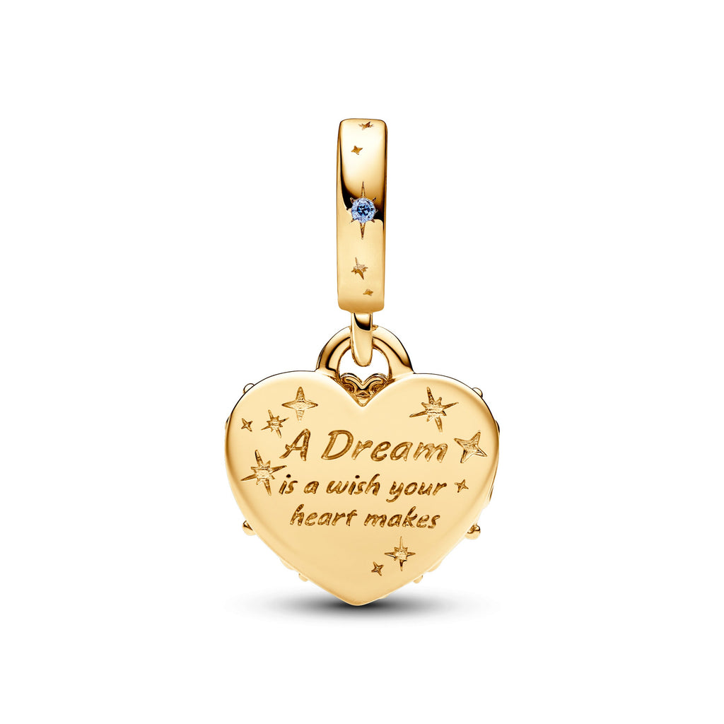 Pandora Disney Cinderella's Carriage & Heart Double Dangle Charm