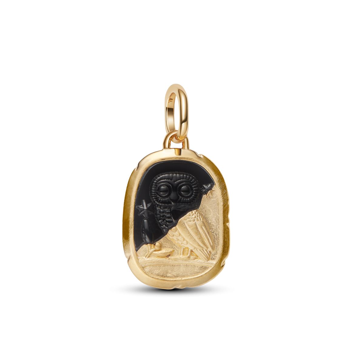 Owl Medallion Charm