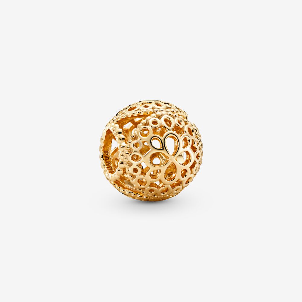 Pandora Openwork Flower Charm