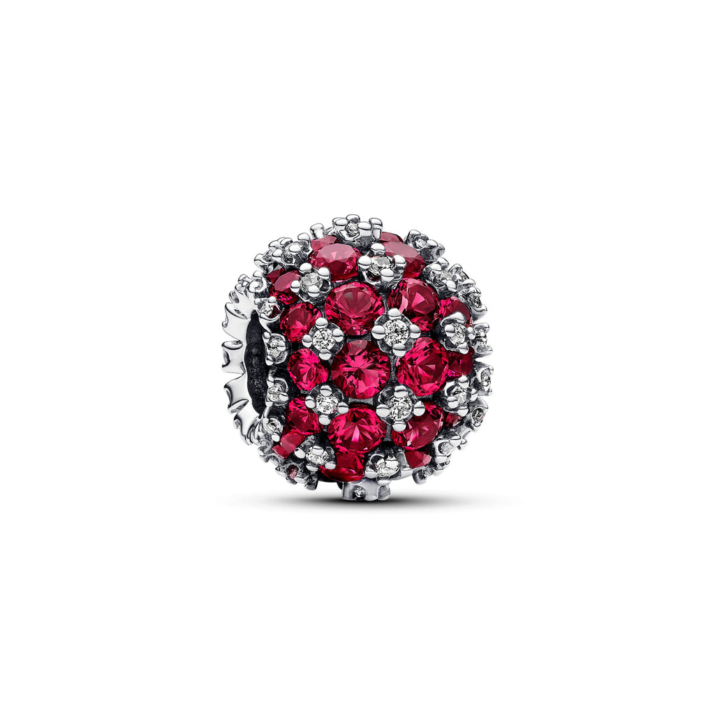 Pandora Sparkling Pave Round Pink Charm