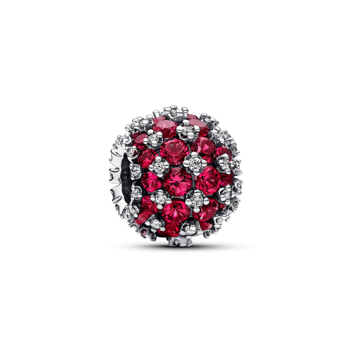 Pandora Sparkling Pave Round Pink Charm