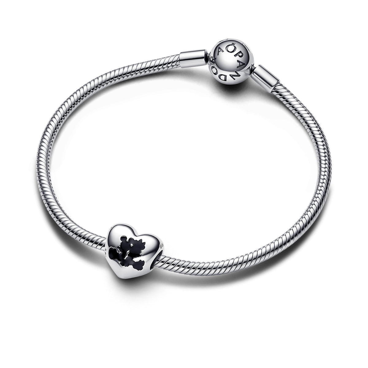 Pandora Disney Mickey Mouse & Minnie Mouse Heart Charm