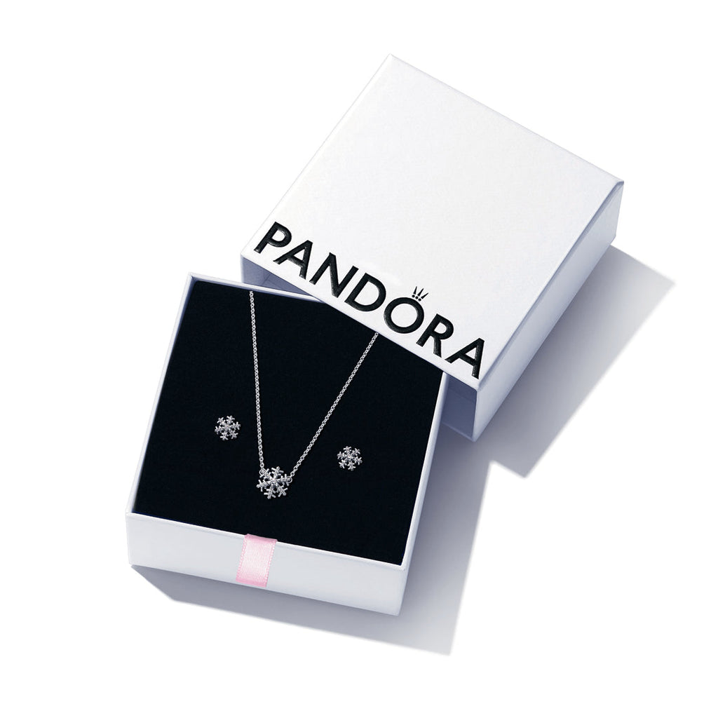 Pandora Sparkling Snowflake Jewellery Gift Set