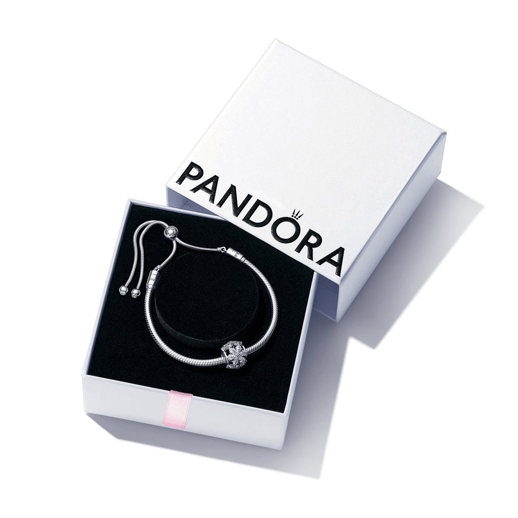 Pandora Sparkling Herbarium Cluster Bracelet Gift Set