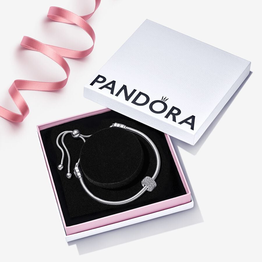 Pandora Sparkle Charm and Bracelet Set