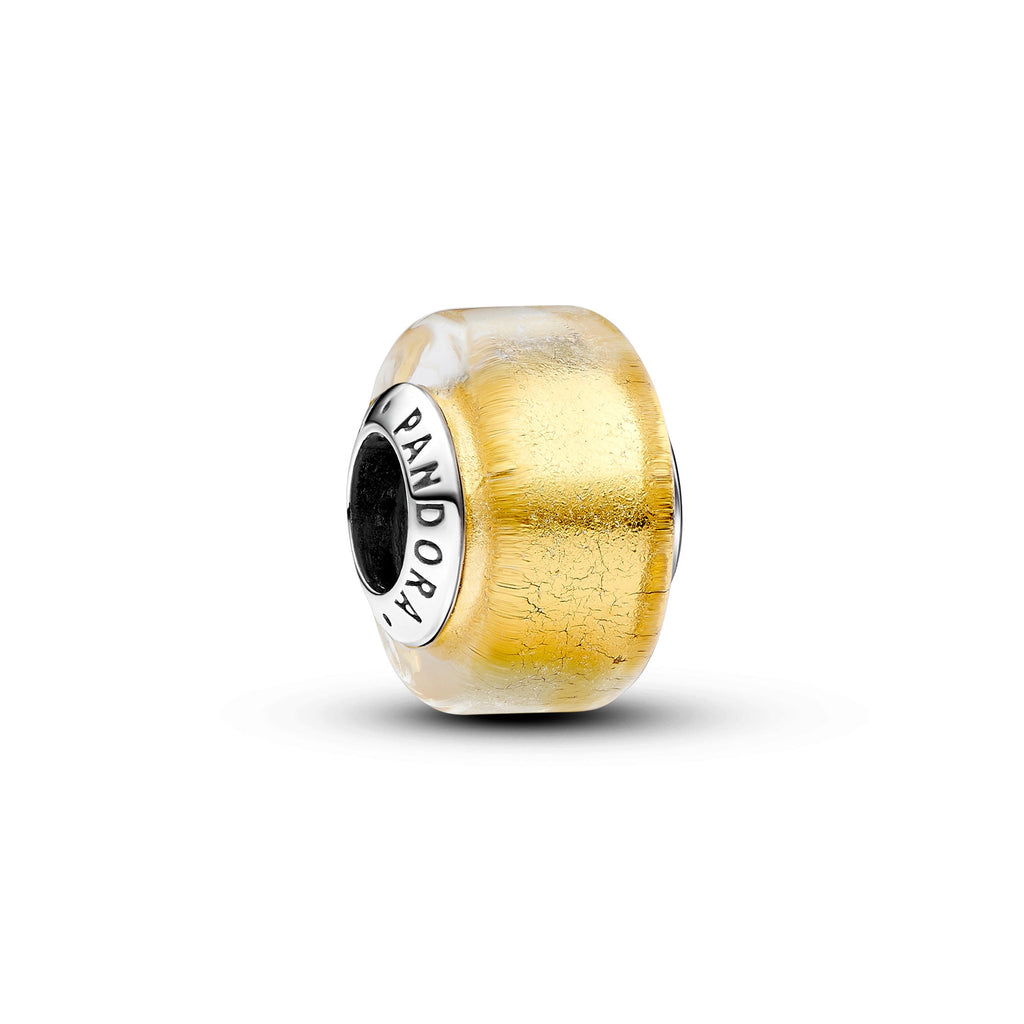 Pandora Golden Mini Murano Glass Charm