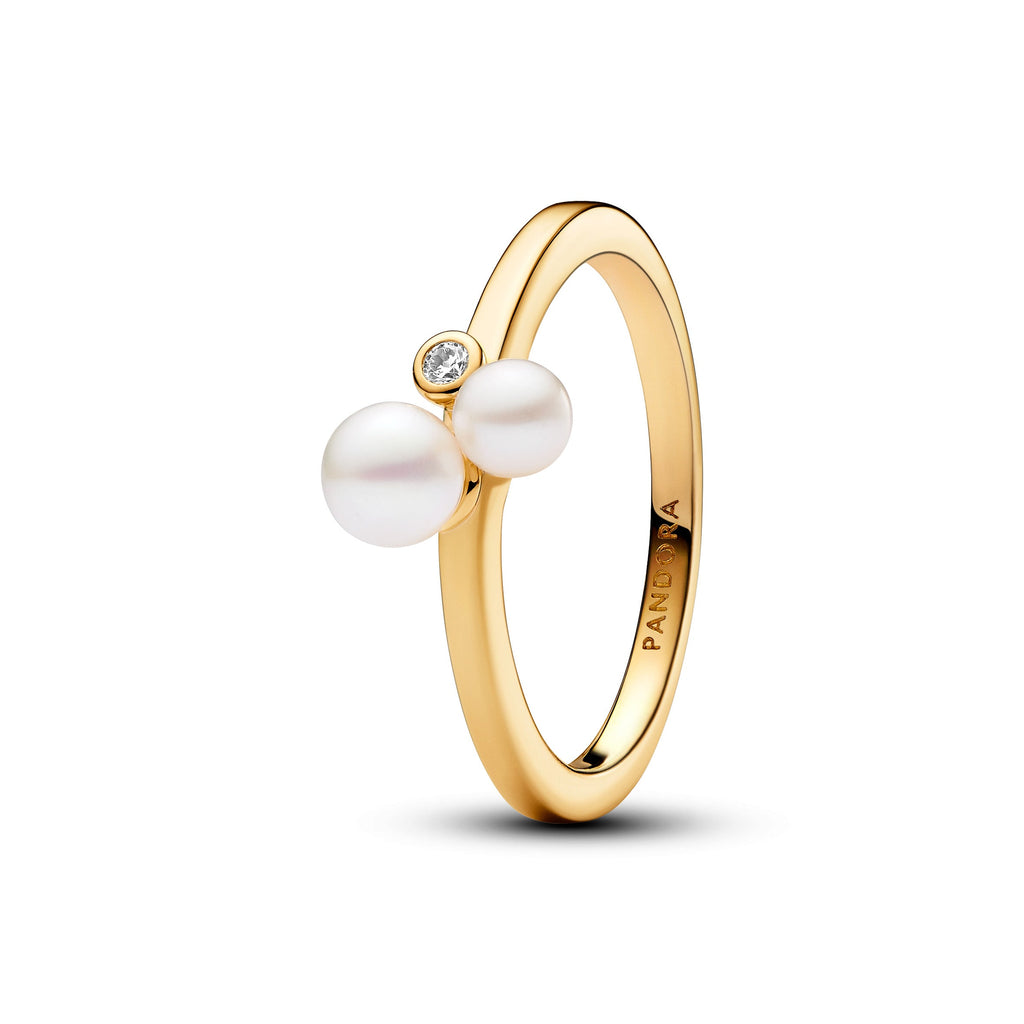 Pandora Duo Treated Freshwater Pearls Ring
