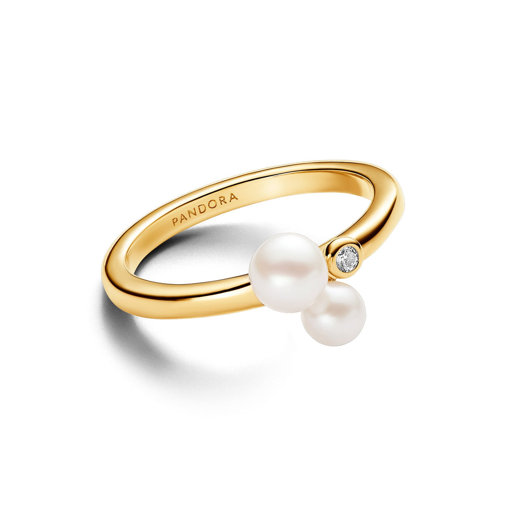 Pandora Duo Treated Freshwater Pearls Ring