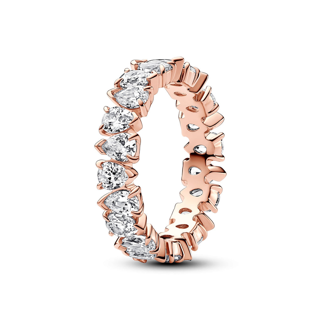 Pandora Alternating Sparkling Band Ring