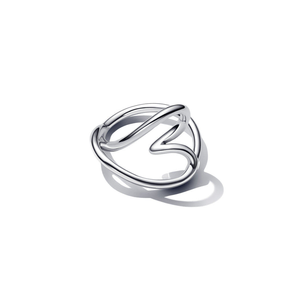 Pandora Organically Shaped Heart Ring