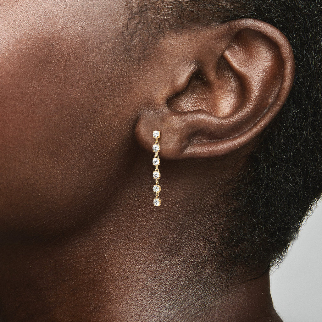 Pandora Sparkling Stones Drop Earrings