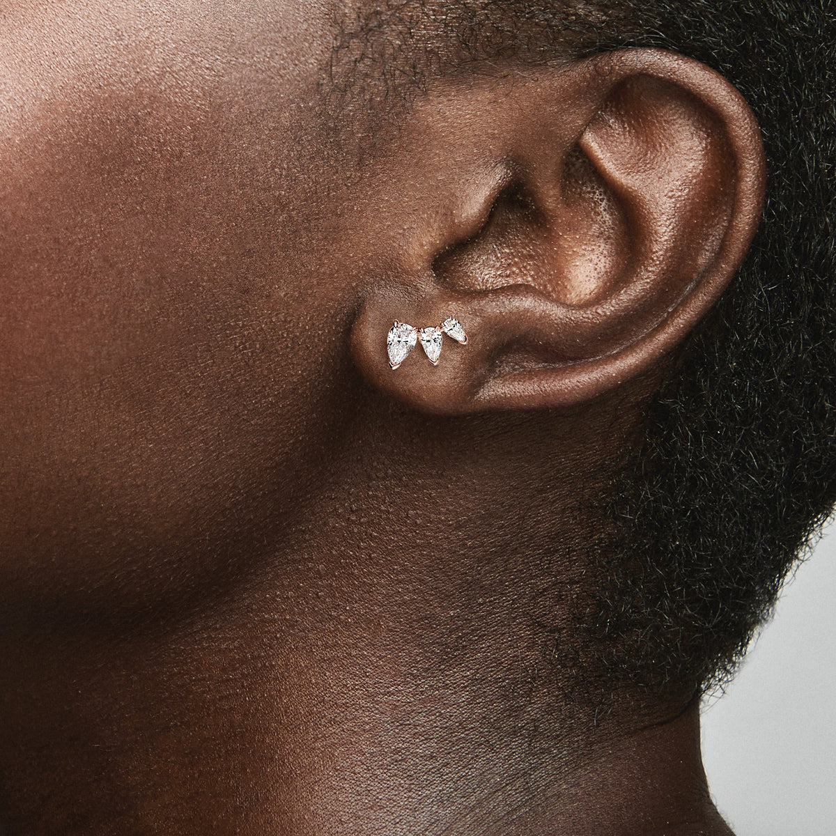 Pandora Sparkling Pear Stud Earrings