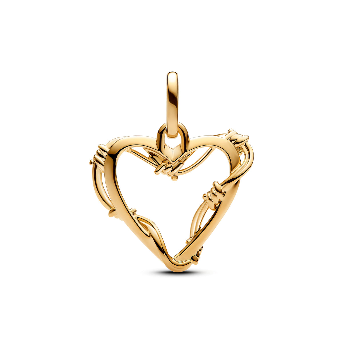 Pandora Wire Heart Dangle Charm