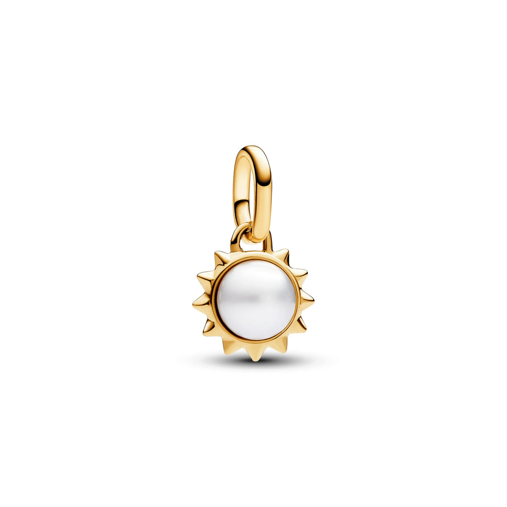 Pandora ME Treated Freshwater Pearl Sun Mini Dangle Charm