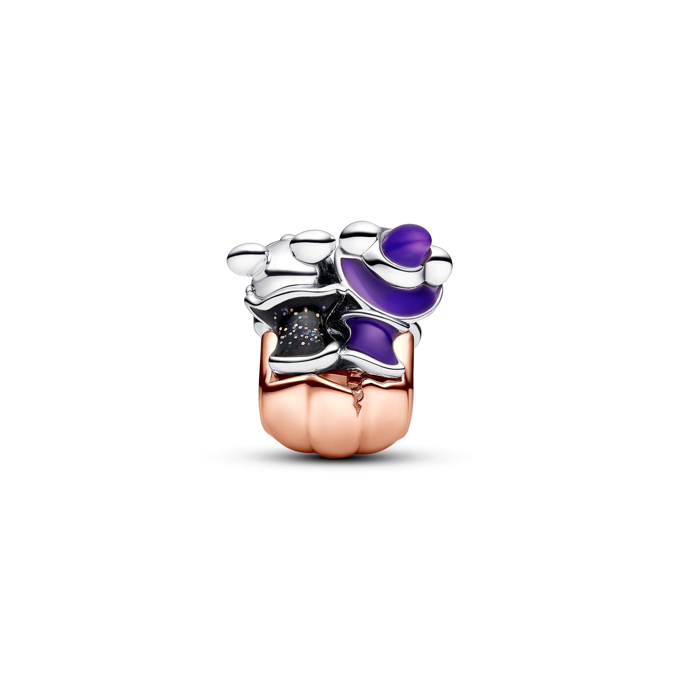 Pandora Disney Mickey Mouse & Minnie Mouse Halloween Pumpkin Charm