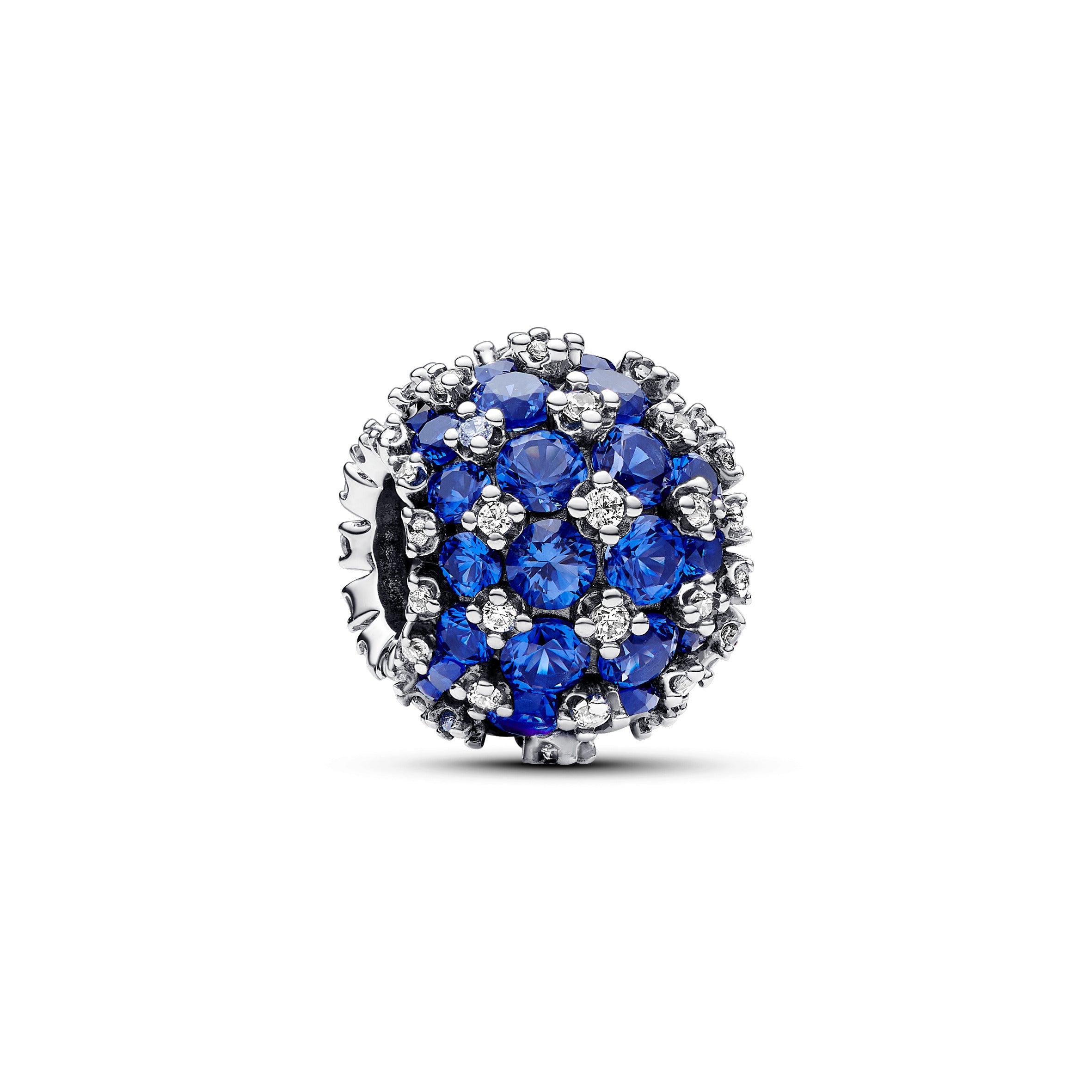 Pandora Sparkling Pave Round Blue Charm
