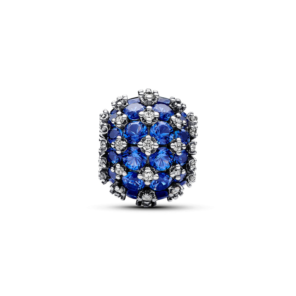 Pandora Sparkling Pave Round Blue Charm
