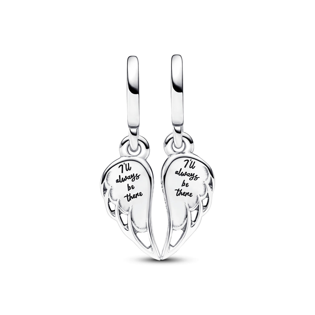 Pandora Sparkling Splitable Angel Wings Dangle Charm