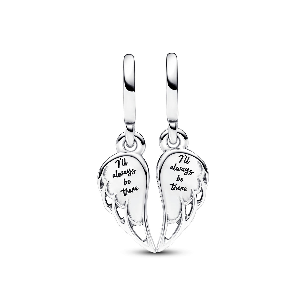 Pandora Sparkling Splitable Angel Wings Dangle Charm