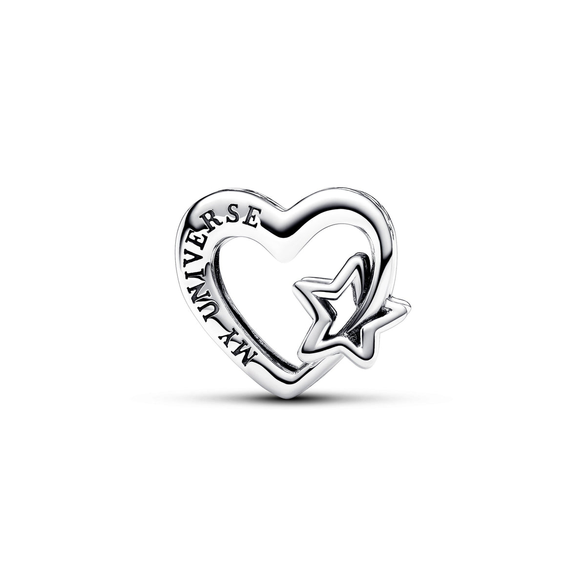 Pandora Openwork Family Heart & Star Charm