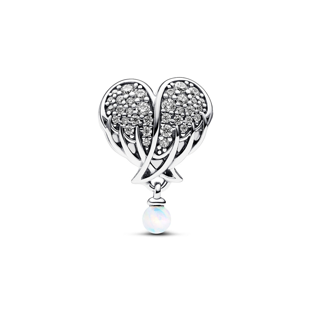 Pandora Sparkling Angel Wings & Heart Charm