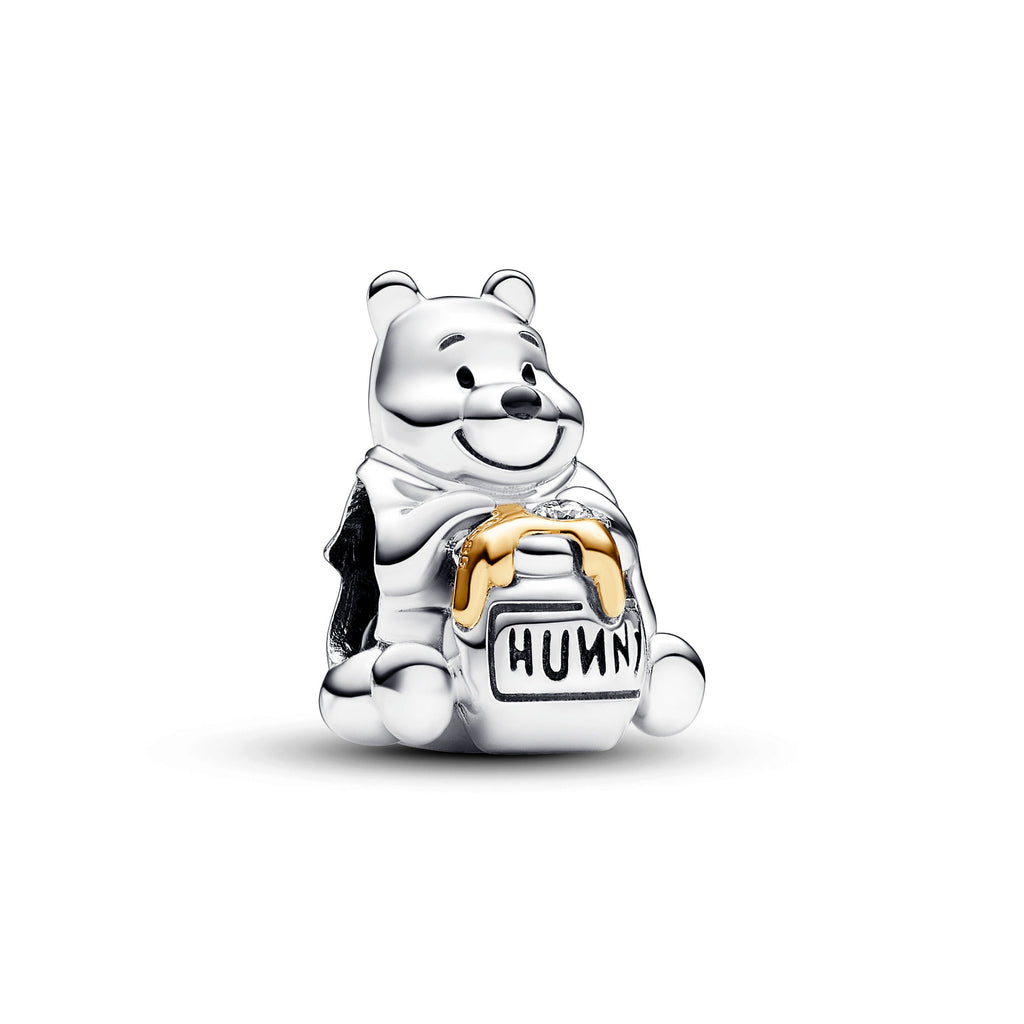Pandora Disney 100th Anniversary Winnie the Pooh Lab-created Diamond Dangle Charm