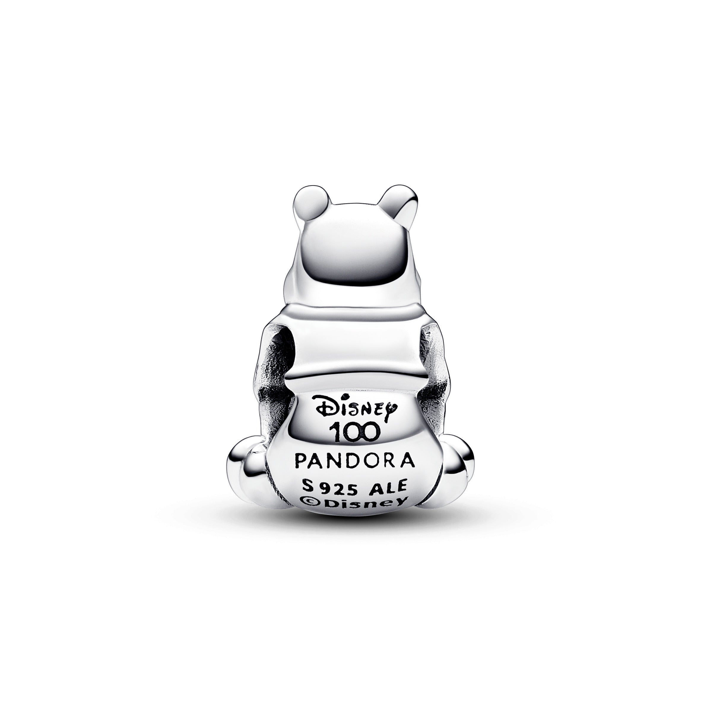 Pandora Disney 100th Anniversary Winnie the Pooh Lab-created Diamond Dangle Charm