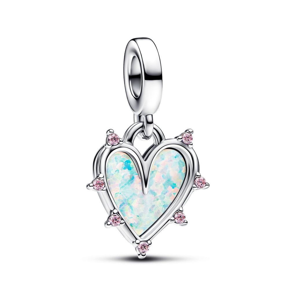 Pandora Friendship Opalescent Double Dangle Charm