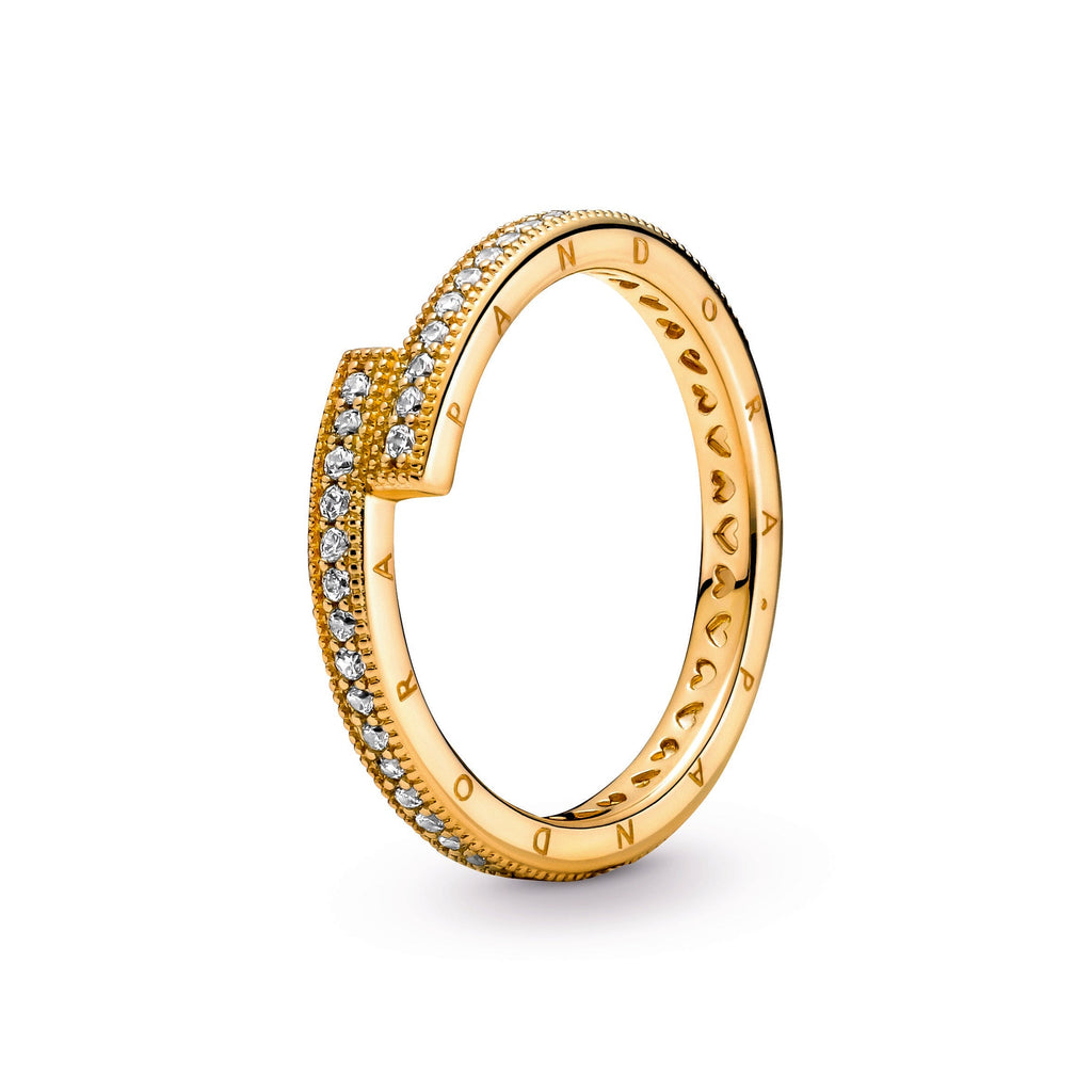 Pandora Sparkling Overlapping Ring