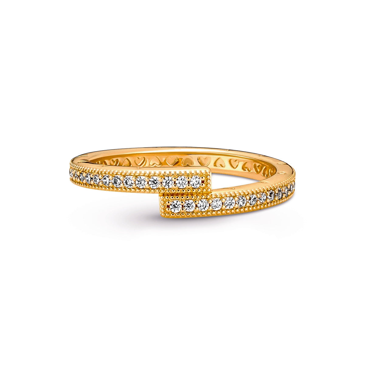 Pandora Sparkling Overlapping Ring