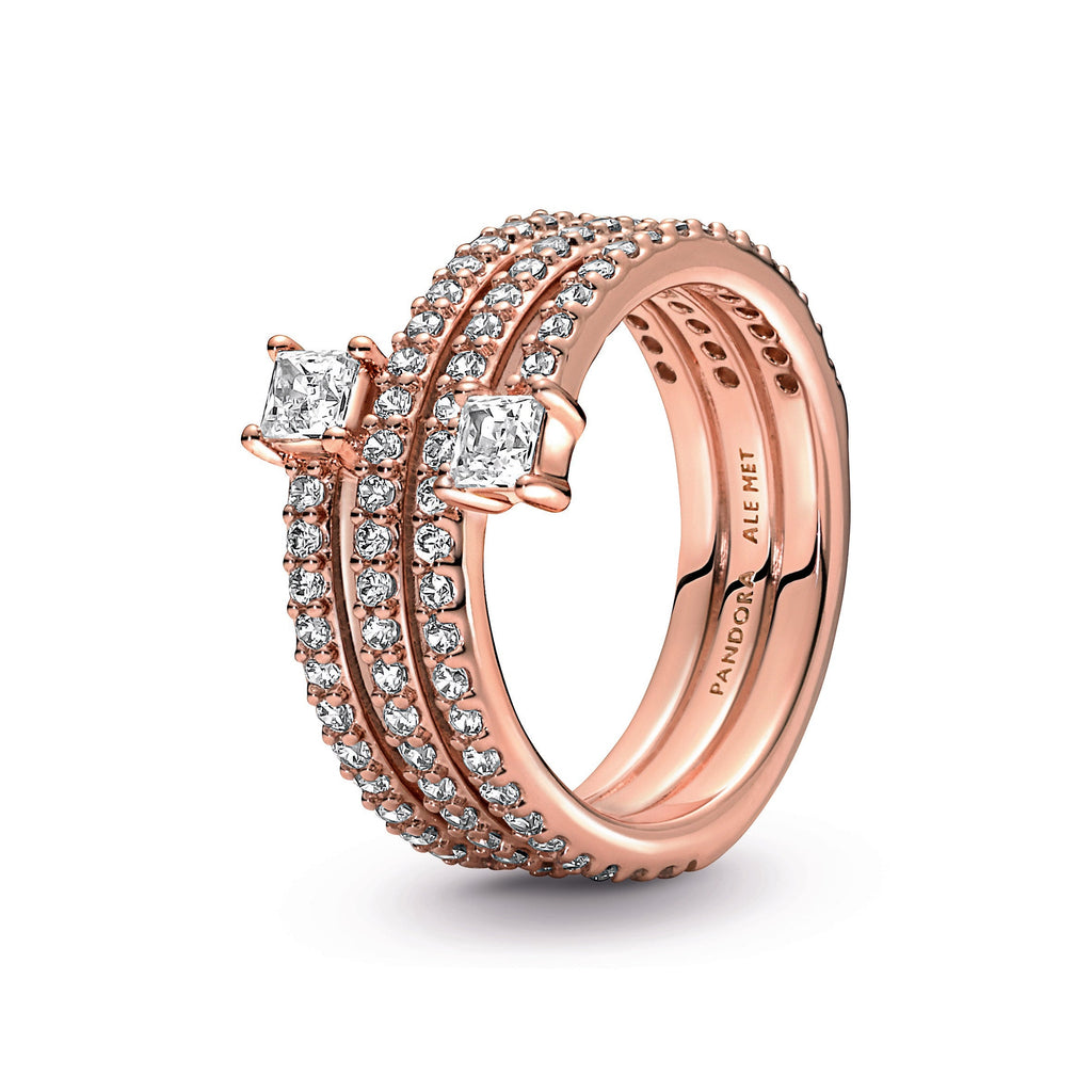 Pandora Triple Spiral Ring