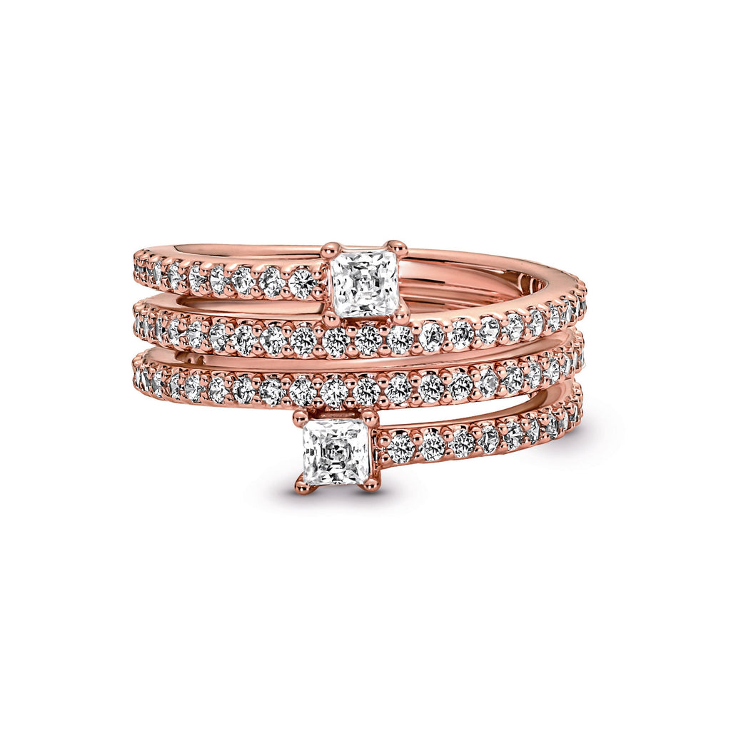 Pandora Triple Spiral Ring