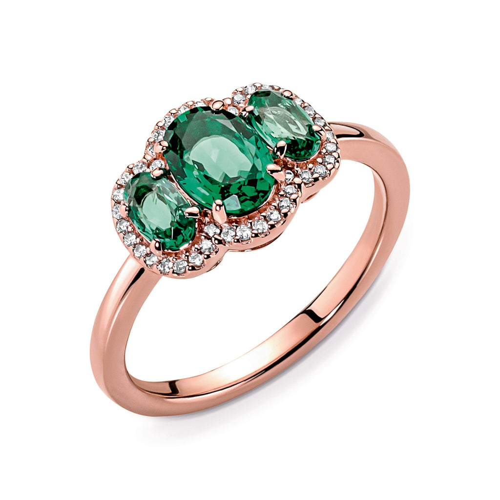 Pandora Three Stone Vintage Ring