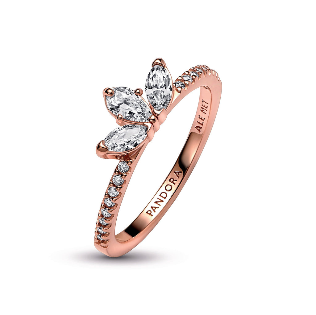 Pandora Sparkling Herbarium Cluster Ring