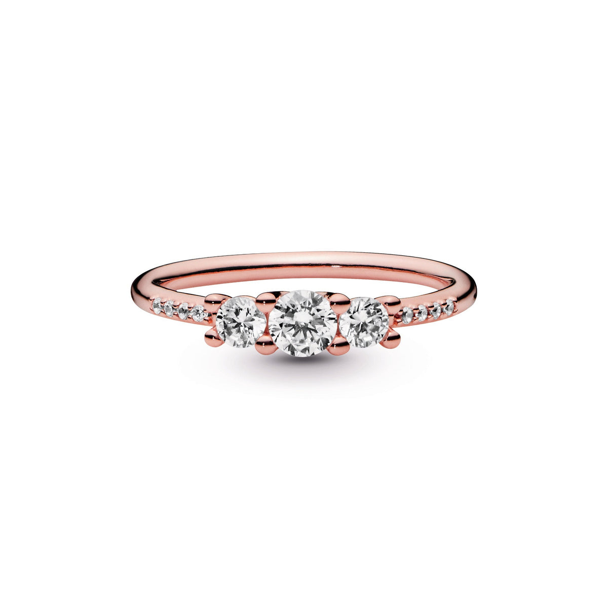 Pandora Clear Three-Stone Ring