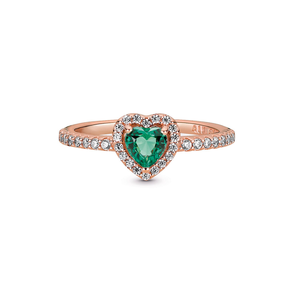 Pandora Sparkling Elevated Heart Ring