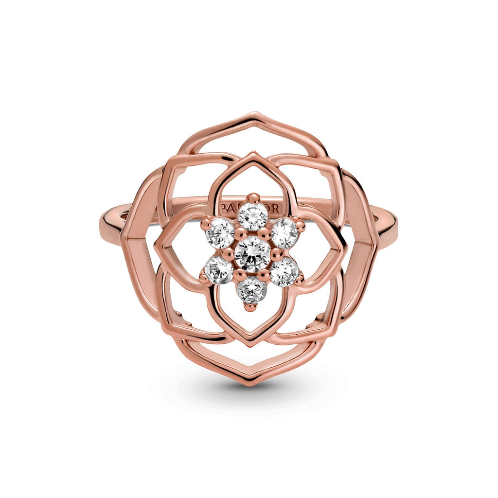 Pandora Rose Petals Statement Ring