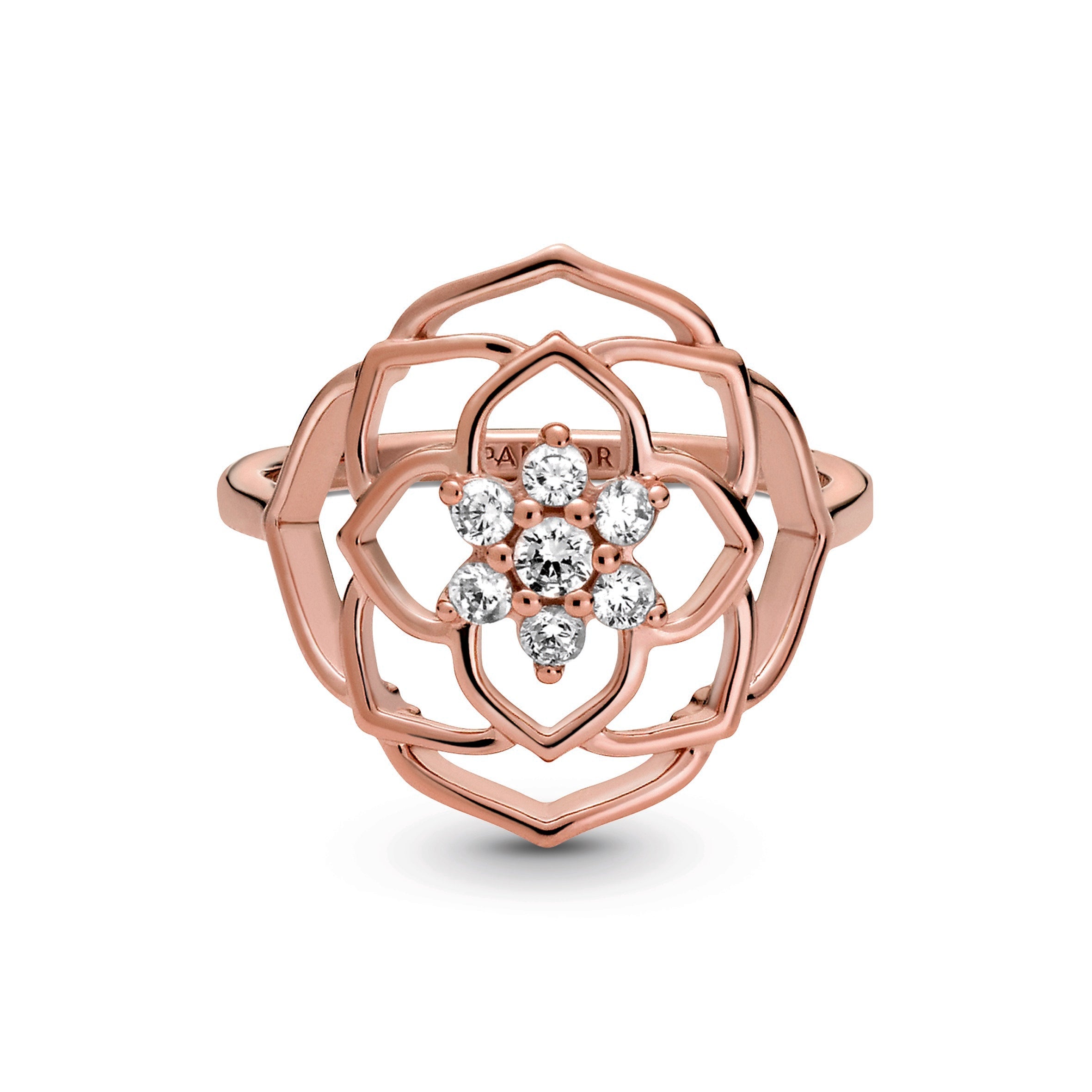 Pandora Rose Petals Statement Ring