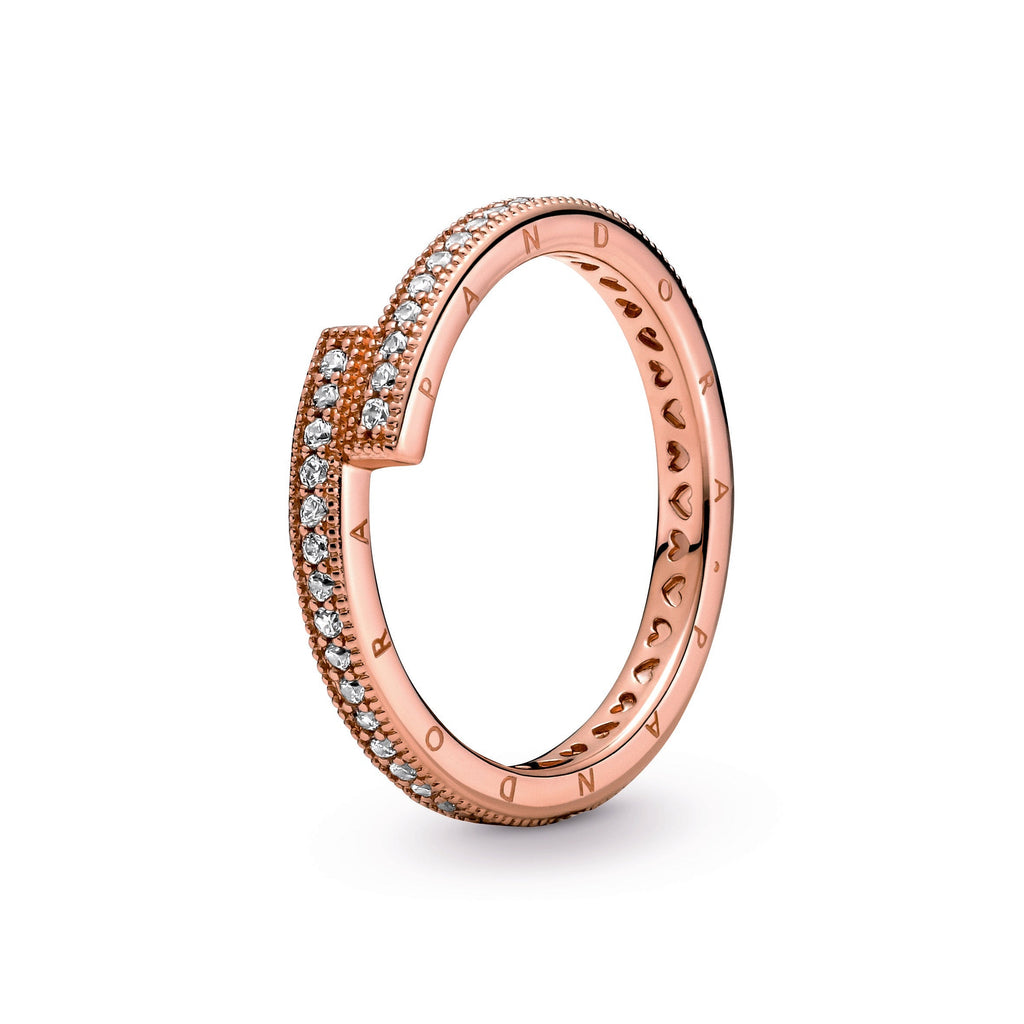 Pandora Sparkling Overlapping Ring