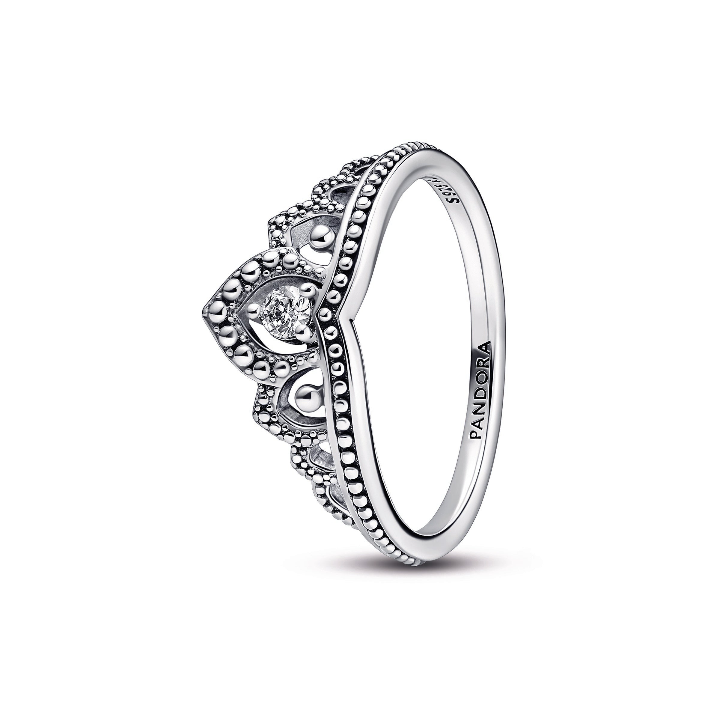 Pandora Regal Beaded Tiara Ring
