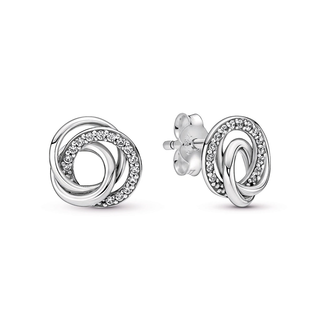 Pandora Family Always Encircled Stud Earrings