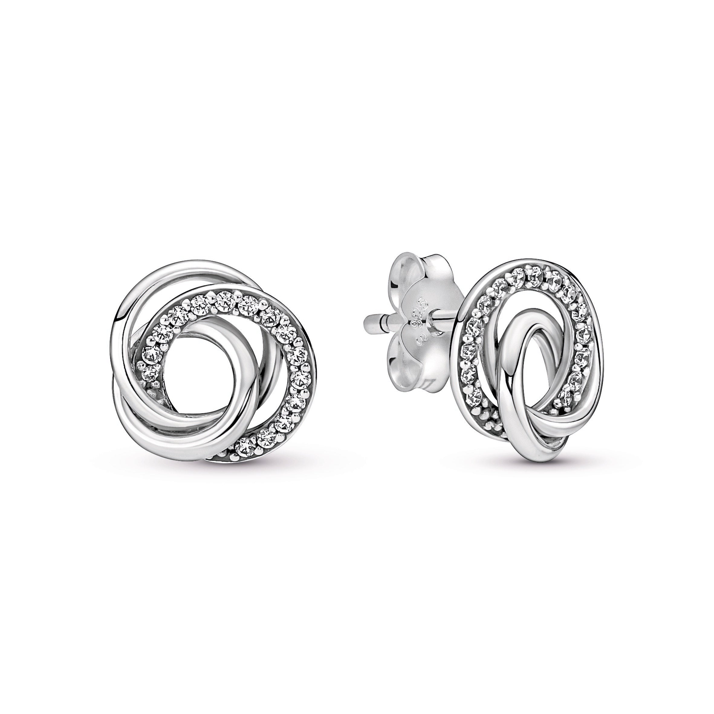Pandora Family Always Encircled Stud Earrings