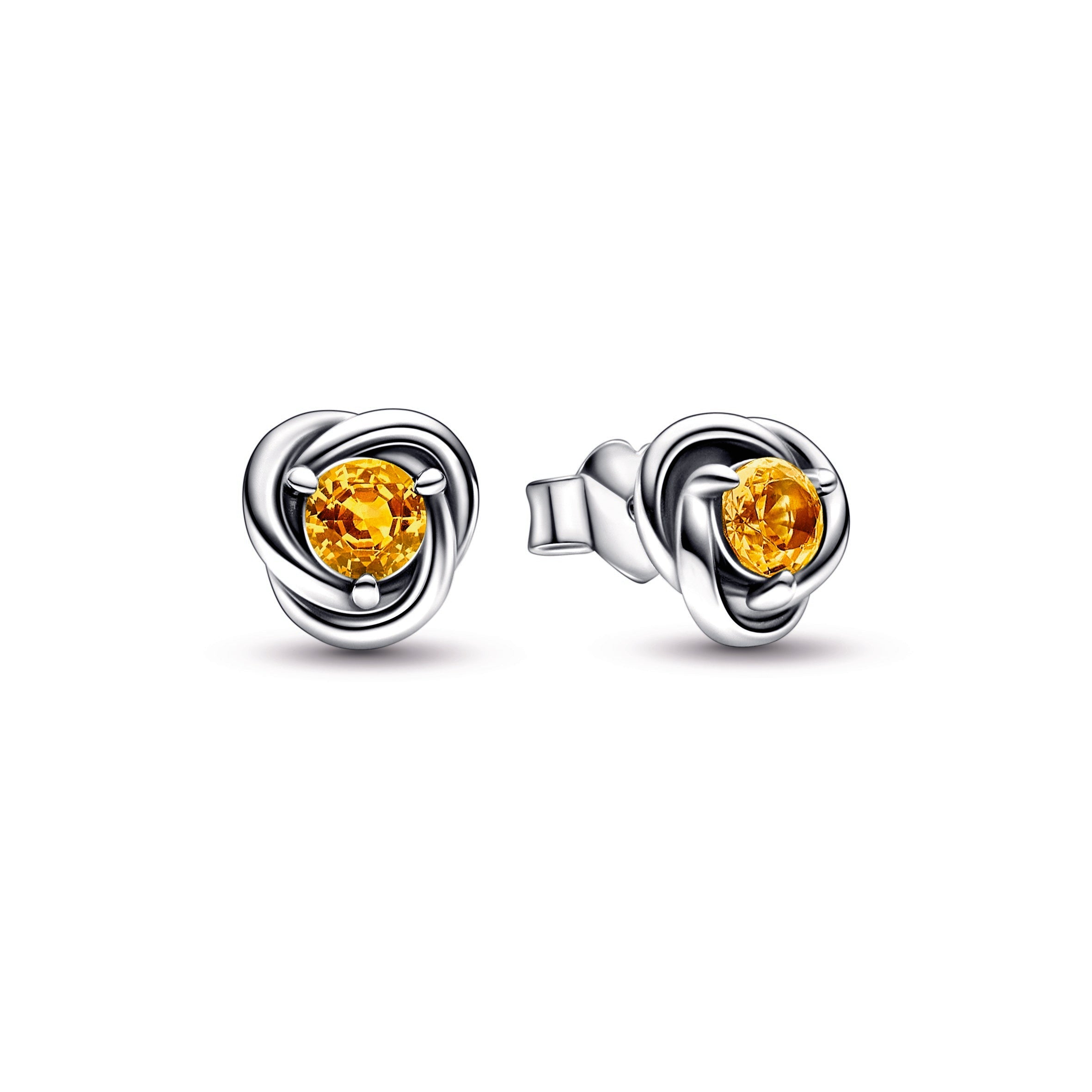 Pandora Honey Eternity Circle Stud Earrings