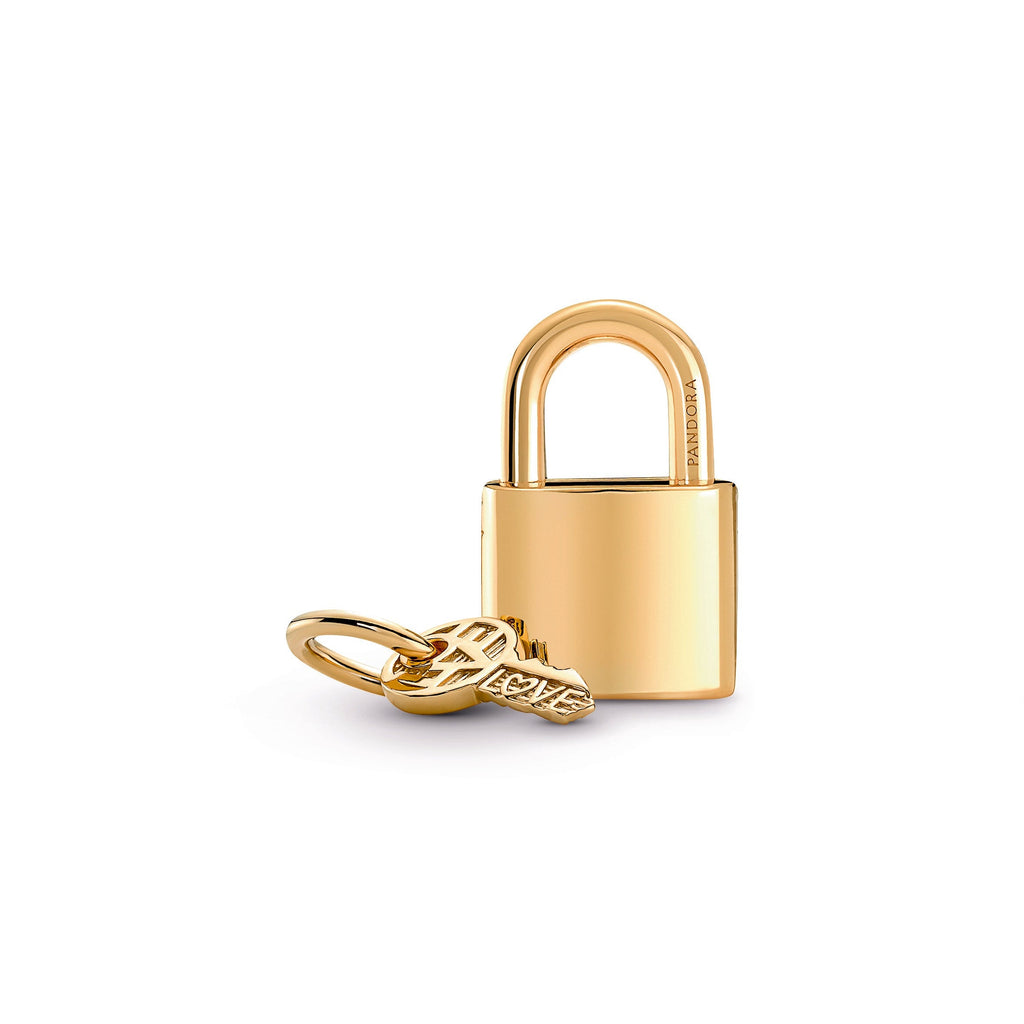 Pandora Padlock & Key Dangle Charm
