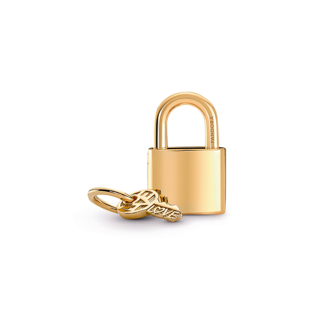 Pandora Padlock & Key Dangle Charm