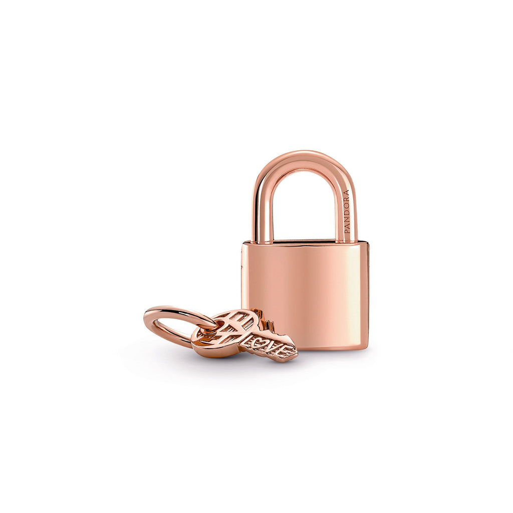 Pandora Padlock & Key Dangle Charm