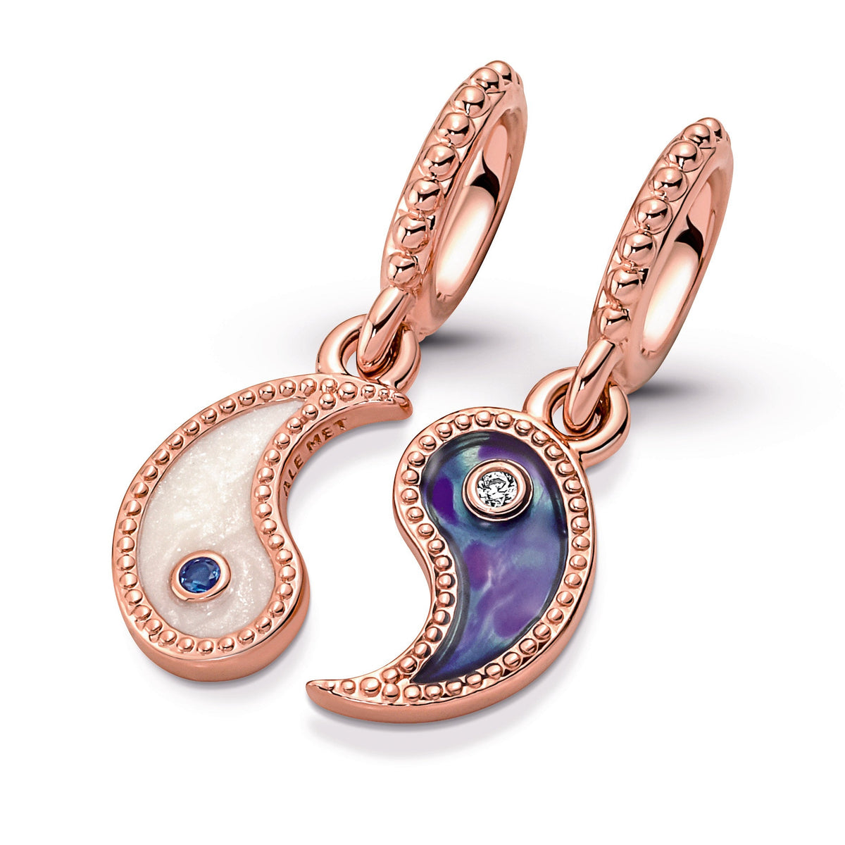 Pandora Splittable Yin & Yang Sparkling Dangle Charm